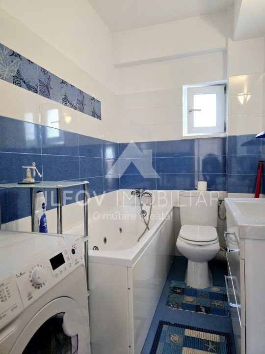 Apartament 3 camere otopeni, utilat si mobilat, 2 bai, 