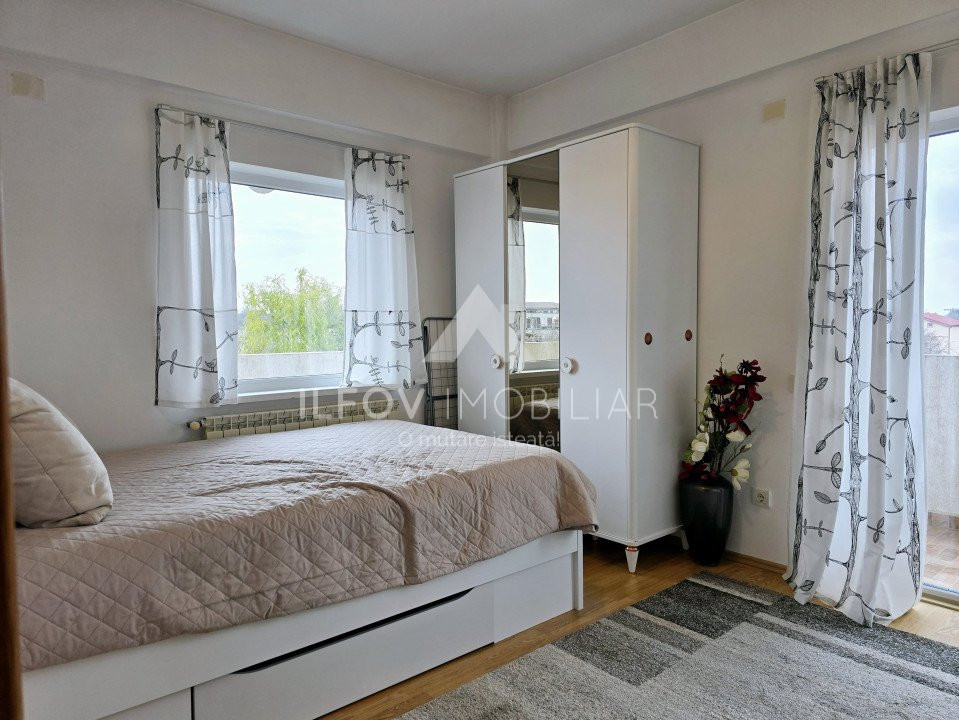 Apartament 3 camere otopeni, utilat si mobilat, 2 bai, 