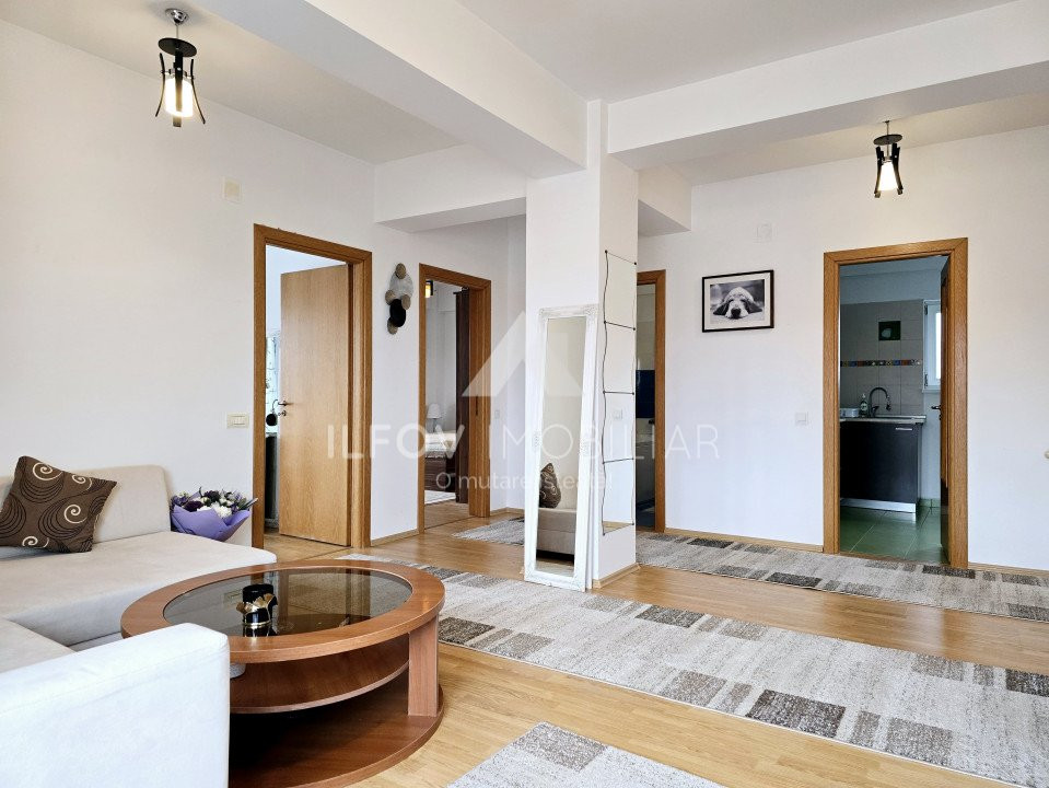Apartament 3 camere otopeni, utilat si mobilat, 2 bai, 