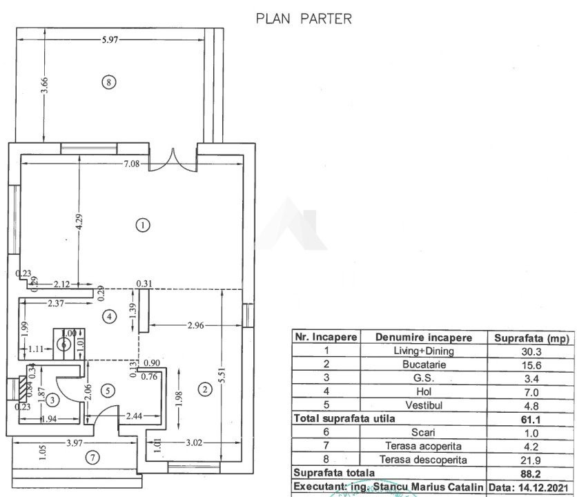 Vila Premium Tunari 2022, 165mp, utilata-mobilata, curte proprie generoasa