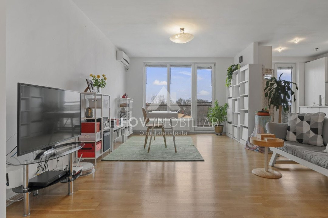 Apartament 2 camere Otopeni central, utilat si mobilat