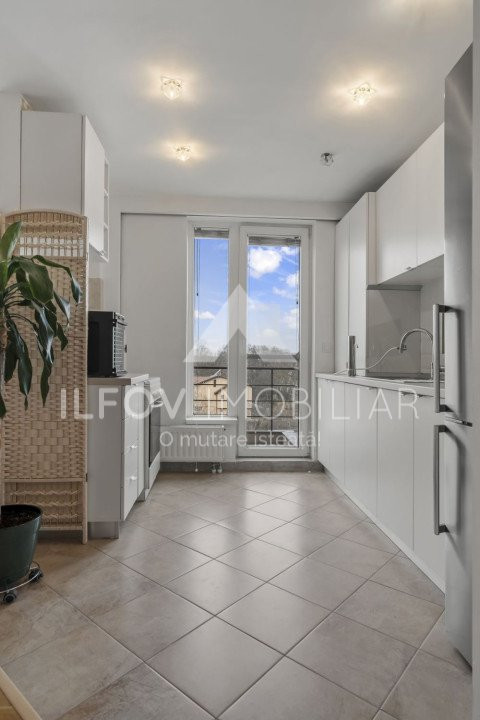 Apartament 2 camere Otopeni central, utilat si mobilat