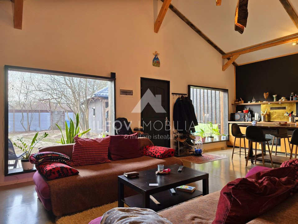 Casa tip cabana Ciolpani 166mp, 890mp teren, oaza ta verde
