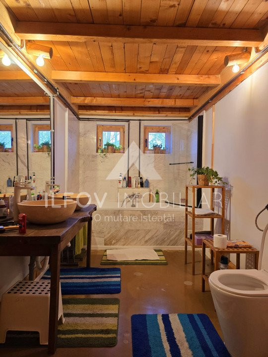 Casa tip cabana Ciolpani 166mp, 890mp teren, oaza ta verde