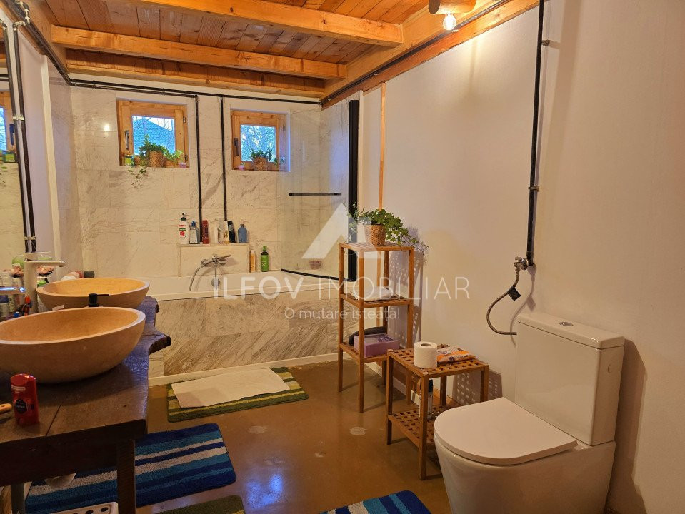 Casa tip cabana Ciolpani 166mp, 890mp teren, oaza ta verde