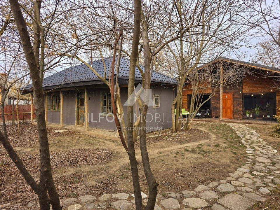 Casa tip cabana Ciolpani 166mp, 890mp teren, oaza ta verde