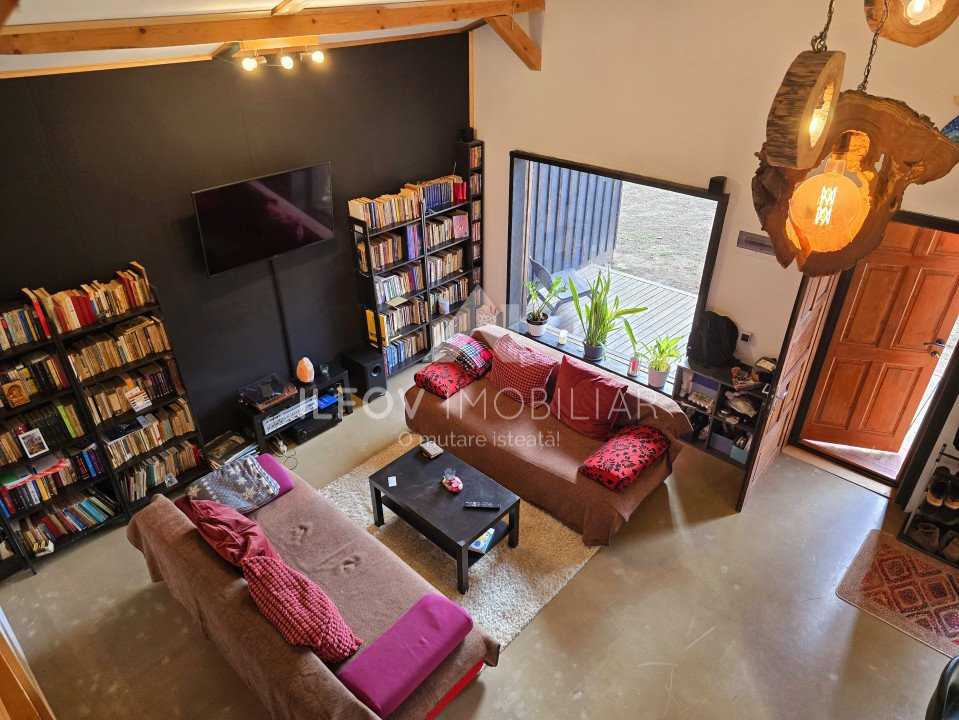 Casa tip cabana Ciolpani 166mp, 890mp teren, oaza ta verde