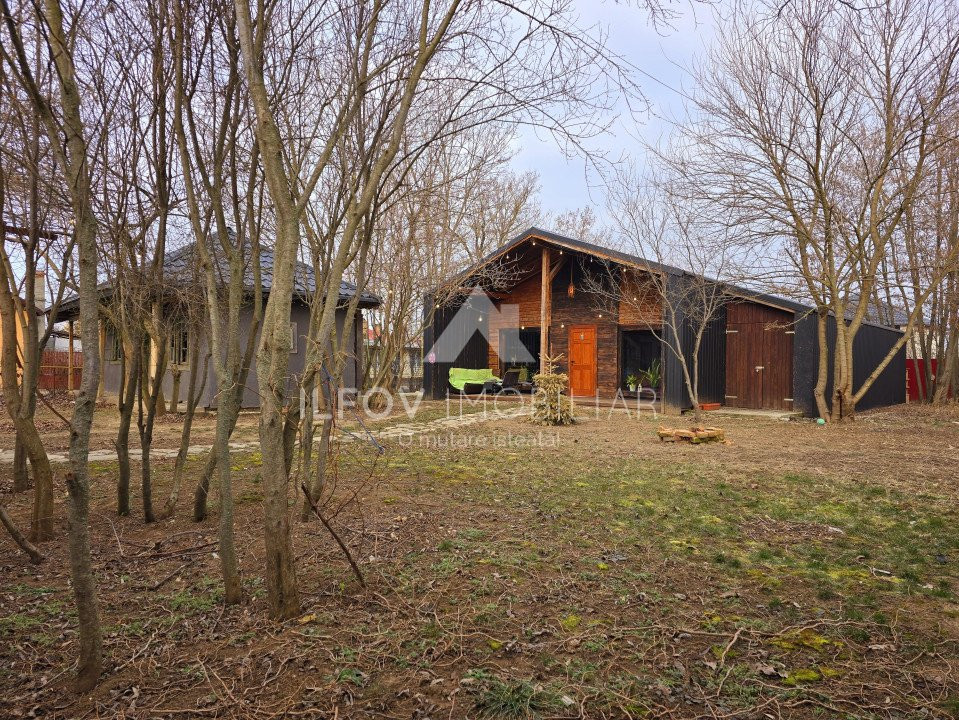 Casa tip cabana Ciolpani 166mp, 890mp teren, oaza ta verde