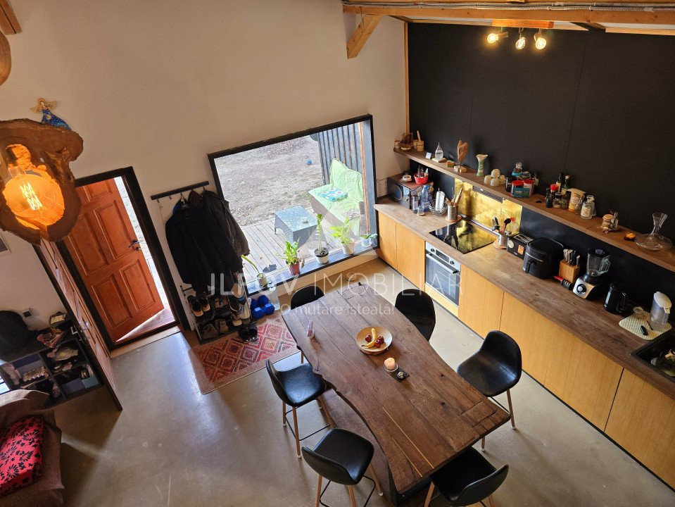 Casa tip cabana Ciolpani 166mp, 890mp teren, oaza ta verde