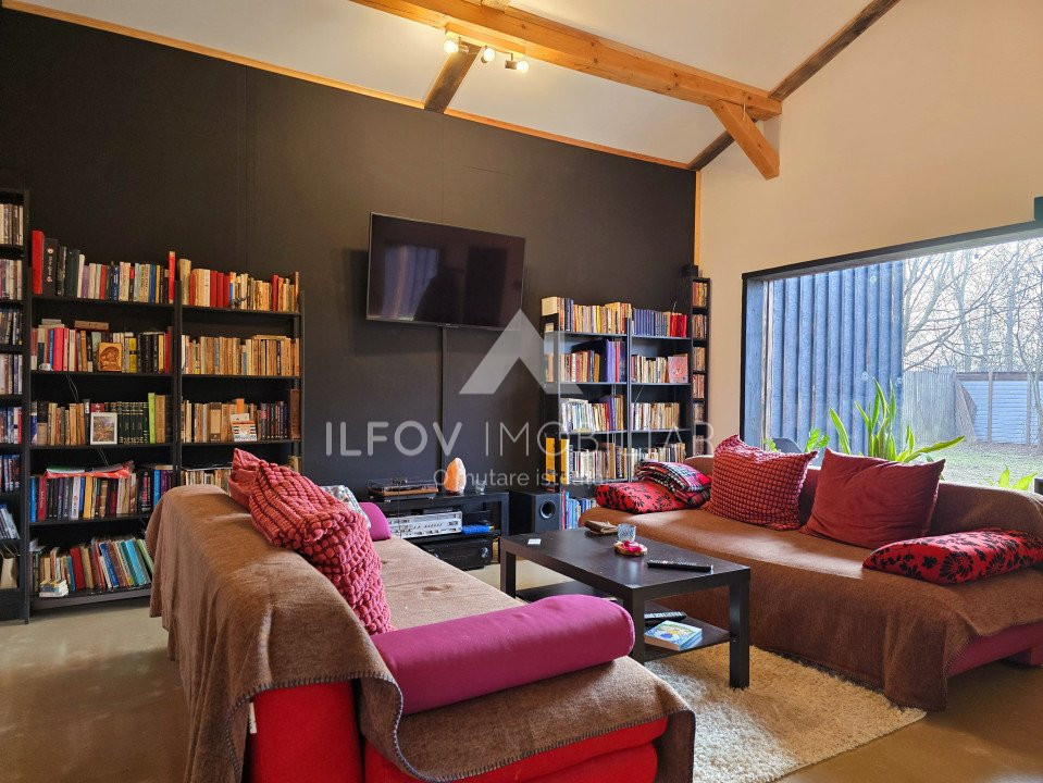 Casa tip cabana Ciolpani 166mp, 890mp teren, oaza ta verde