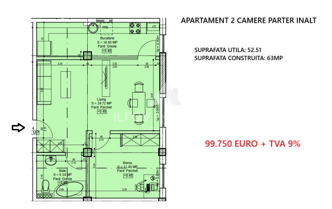 Sorescu Residence - Apartamente cu 2 camere