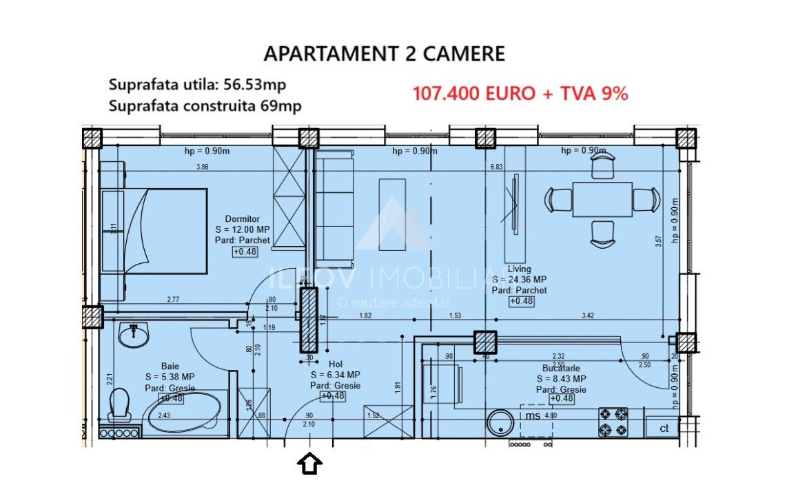 Sorescu Residence - Apartamente cu 2 camere