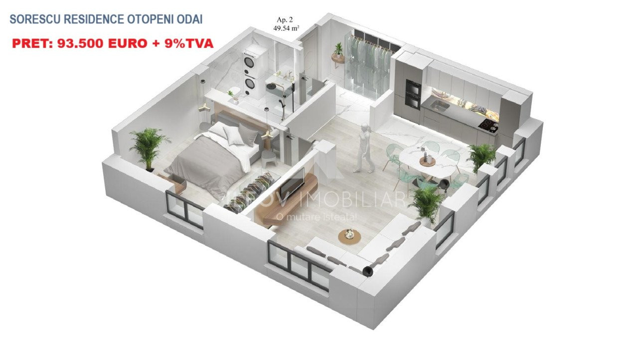 Sorescu Residence - Apartamente cu 2 camere, parcare, lift