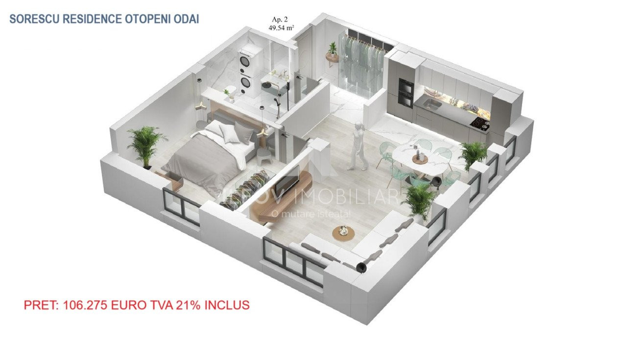 Sorescu Residence - Apartamente cu 2 camere, parcare, lift