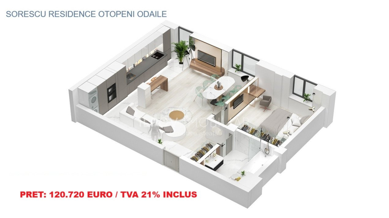 Sorescu Residence - Apartamente cu 2 camere, parcare, lift