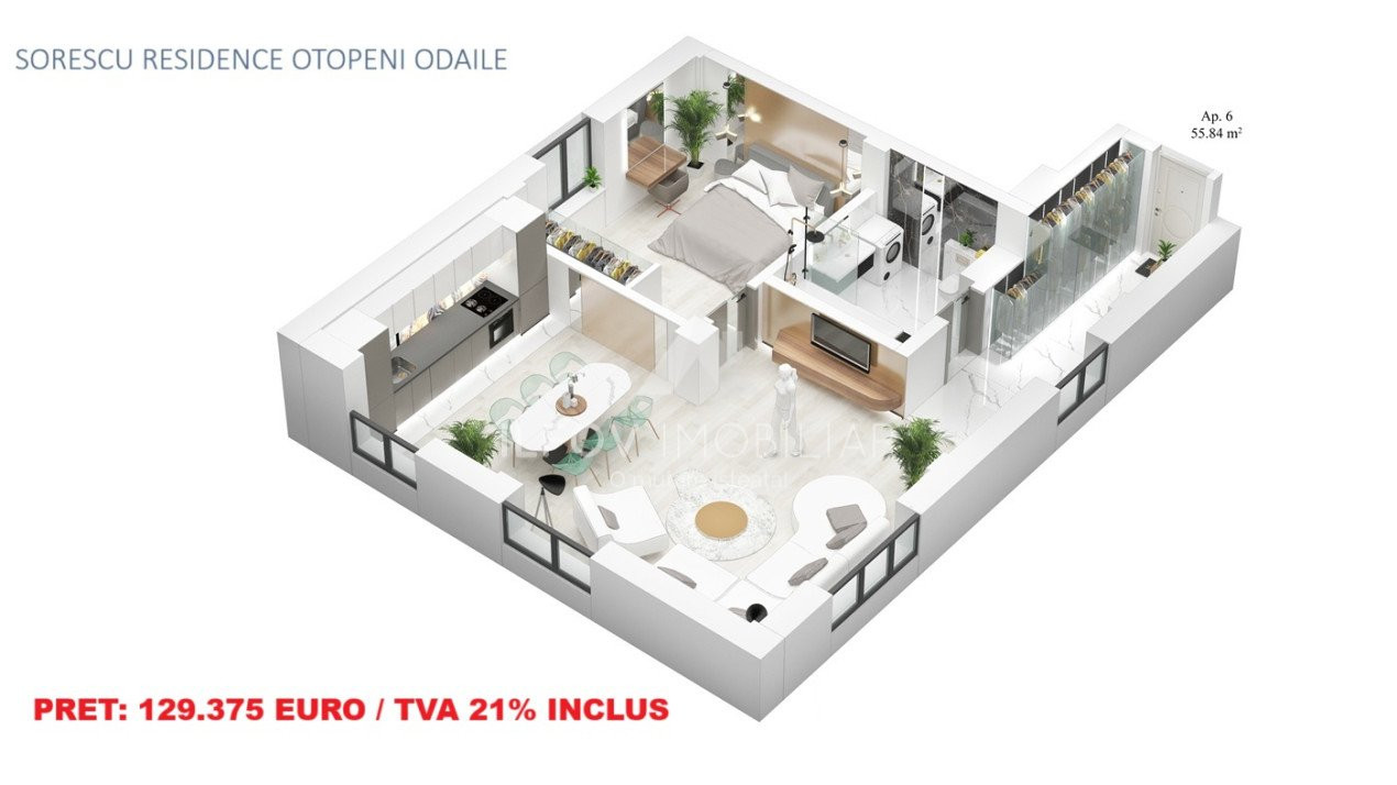Sorescu Residence - Apartamente cu 2 camere, parcare, lift