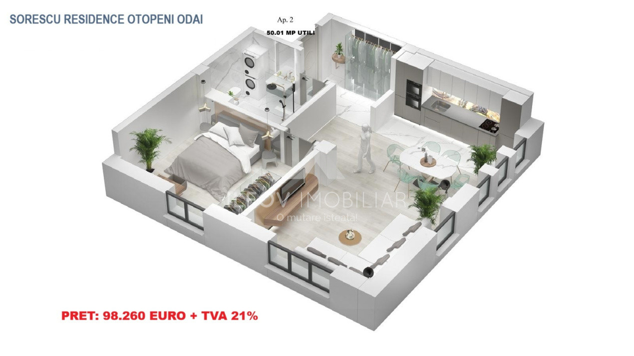 Sorescu Residence - Apartamente cu 2 camere, parcare, lift