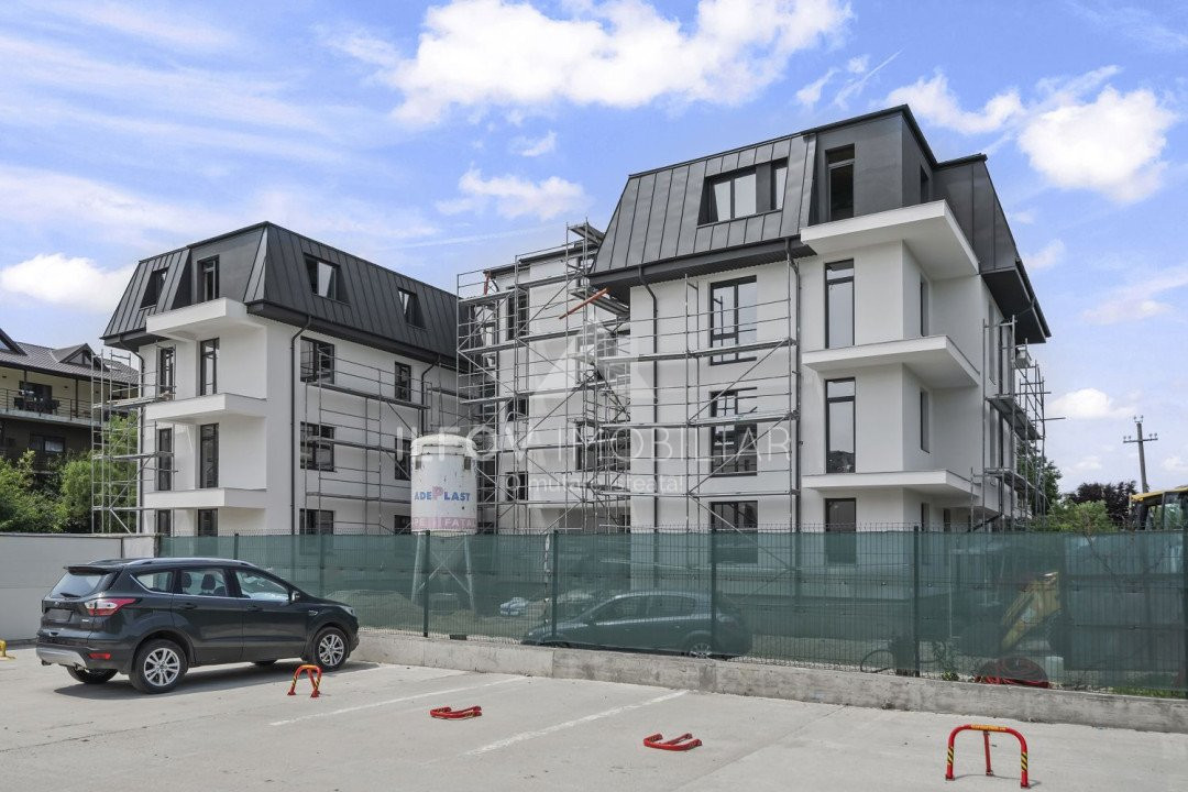 Apartamente cu 2 camere cu terasa, lift, langa parc 1 Mai