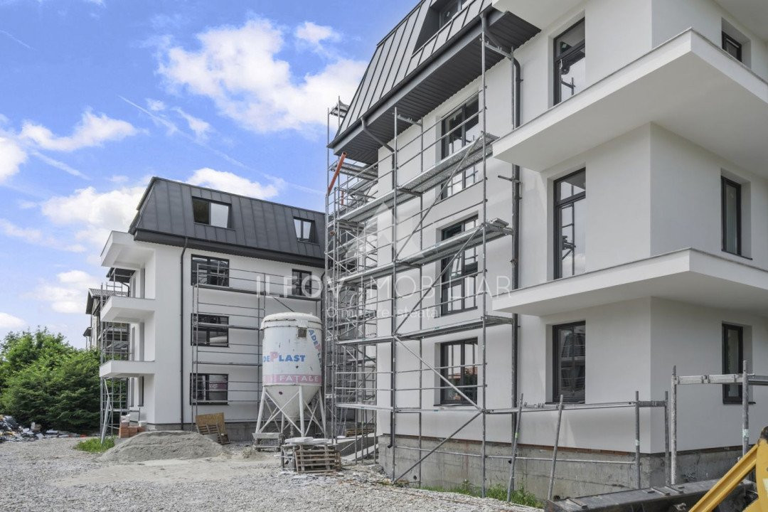 Apartamente cu 2 camere cu terasa, lift, langa parc 1 Mai
