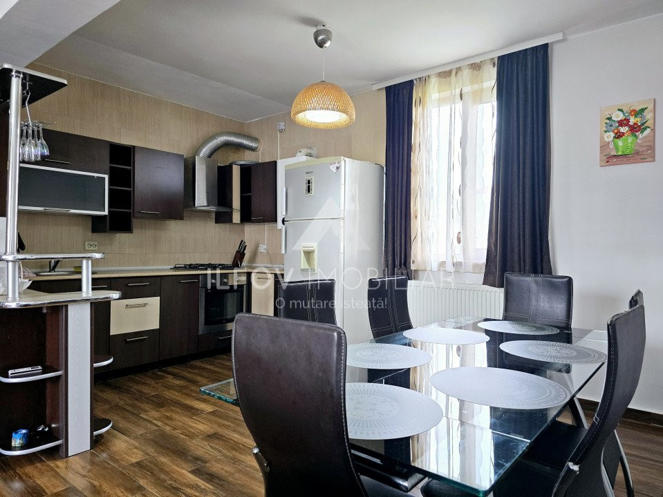 Apartament 3 camere Otopeni, utilat si mobilat, 77mp