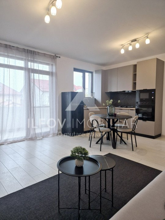 OTOPENI - CHIRIE - Apartament 2 camere, 54 mp utili, complet mobilat si utilat