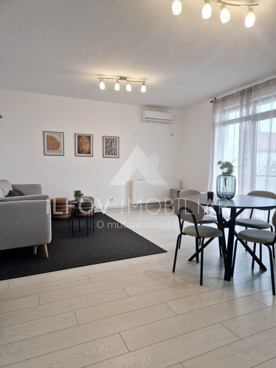 OTOPENI - CHIRIE - Apartament 2 camere, 54 mp utili, complet mobilat si utilat