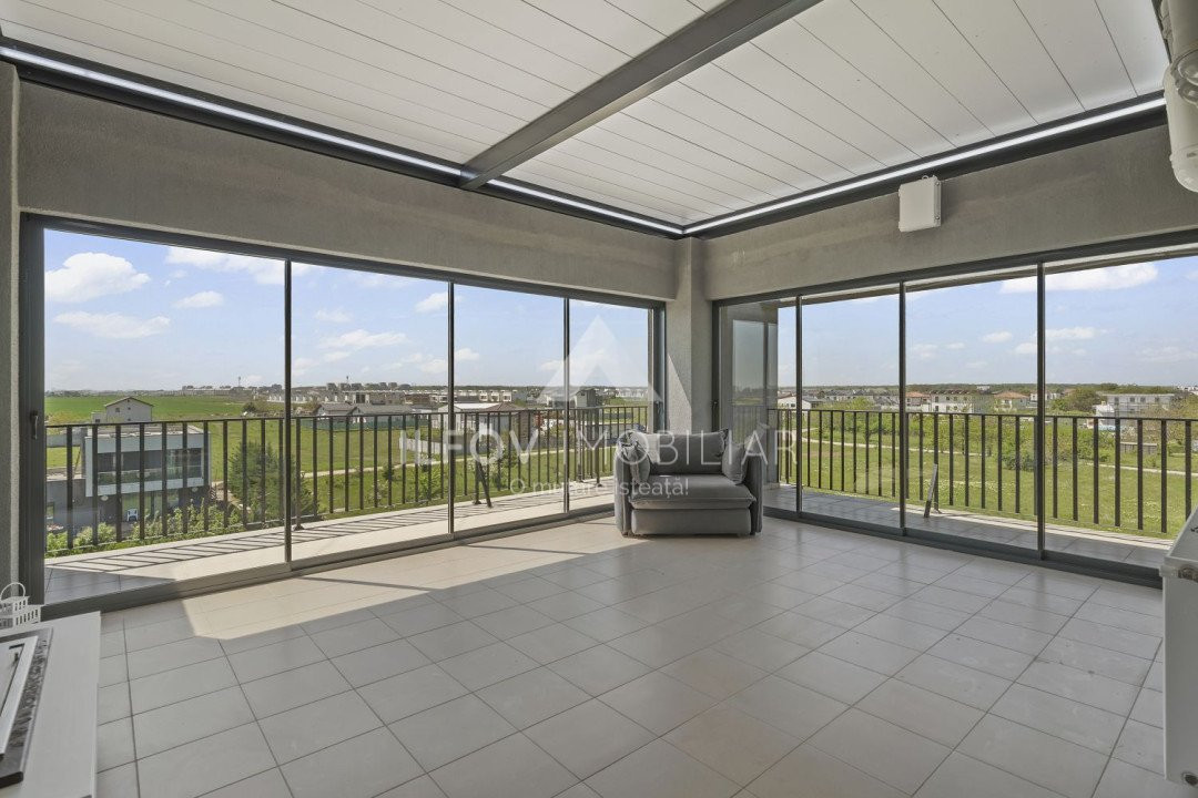 Apartament 2 camere, 74mp, terasa inchisa cu vedere panoramica