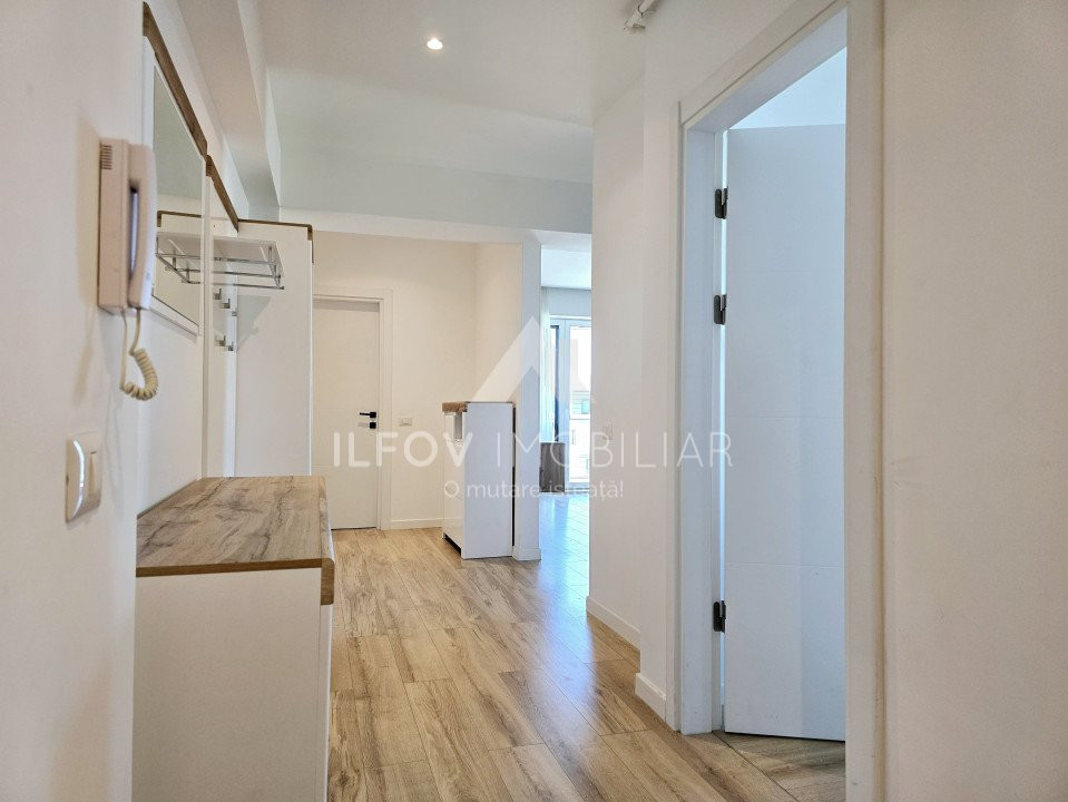 Apartament 2 camere spatios, 77mp, utilat si mobilat, 2 parcari