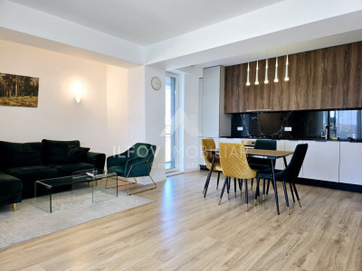 Apartament 2 camere spatios, 77mp, utilat si mobilat, 2 parcari