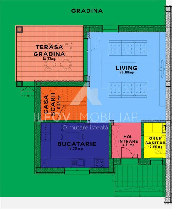 Casa cu finisaje premium Otopeni, 141mp, 23August, lot teren 270mp
