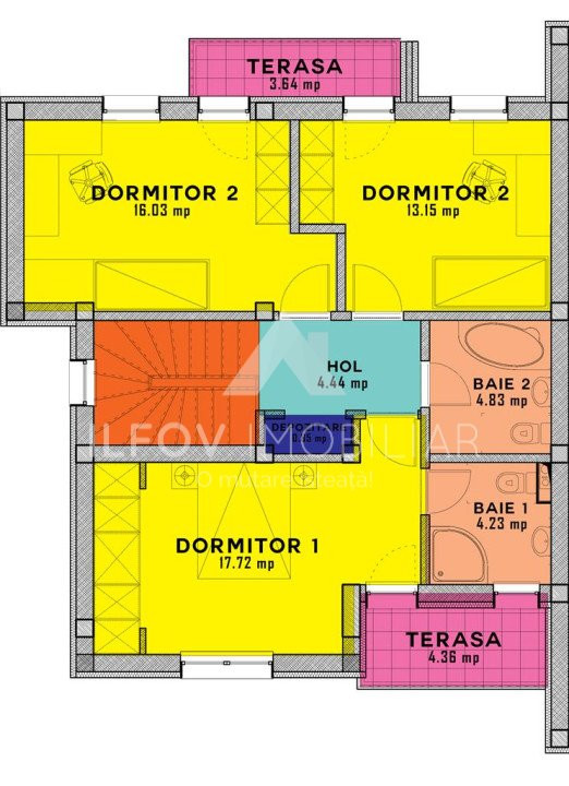Casa cu finisaje premium Otopeni, 141mp, 23August, lot teren 270mp