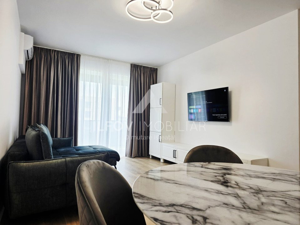 Tunari - Prima inchiriere, 2 camere, langa padure, complet mobilat si utilat