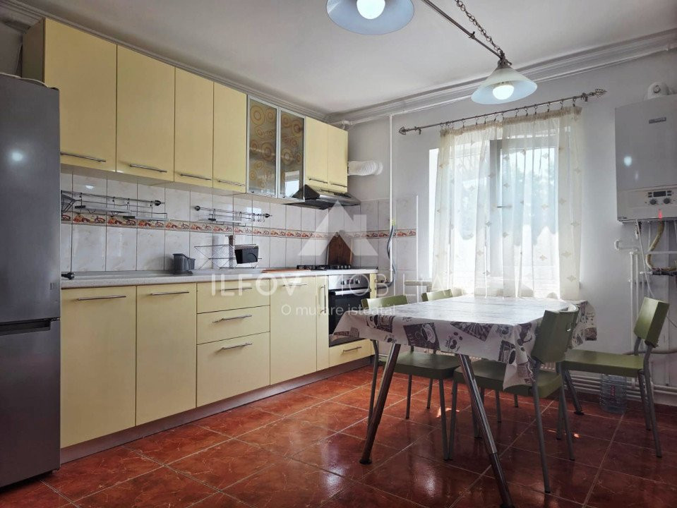 Apartament 4 camere central Otopeni, utilat si mobilat, parcare