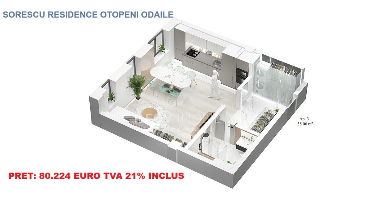 Sorescu Residence - Studio confort 1, bloc cochet cu lift