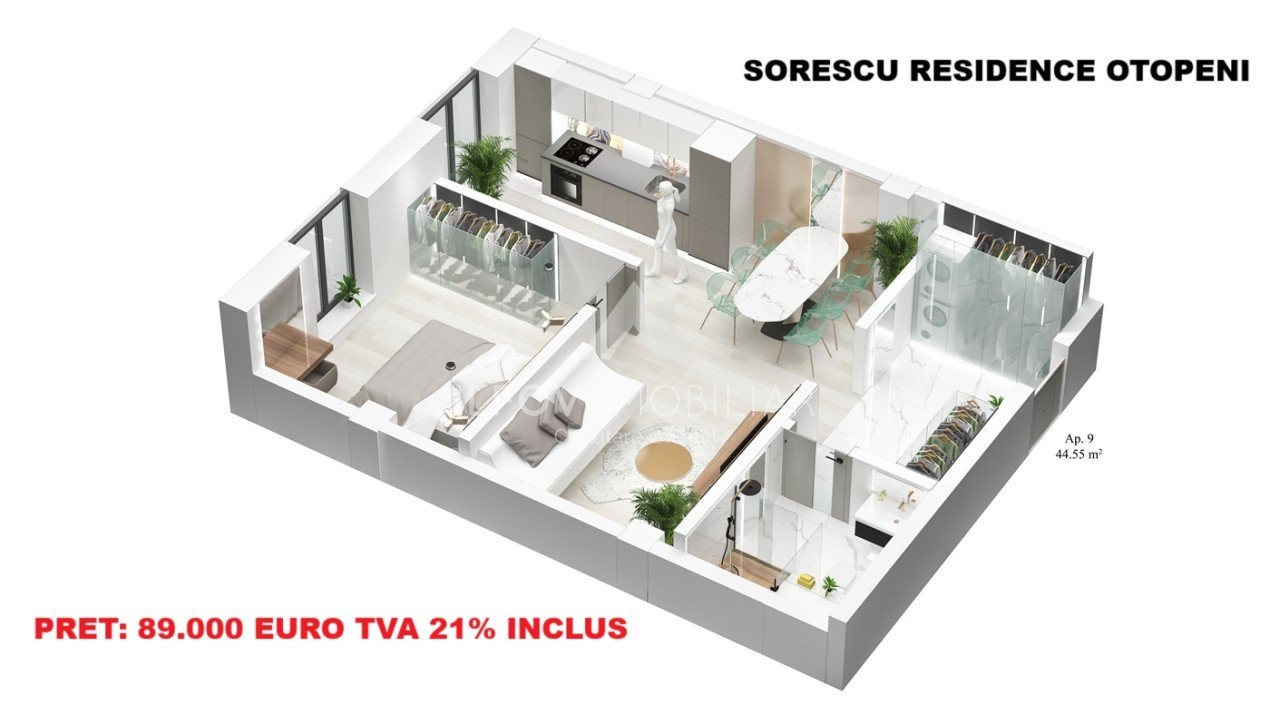 Sorescu Residence - Studio confort 1, bloc cu lift