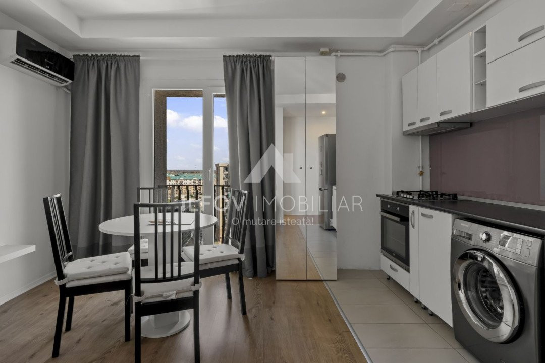 Studio Cosmopolis, 37.05mp, utilat si mobilat, bloc 2 lifturi