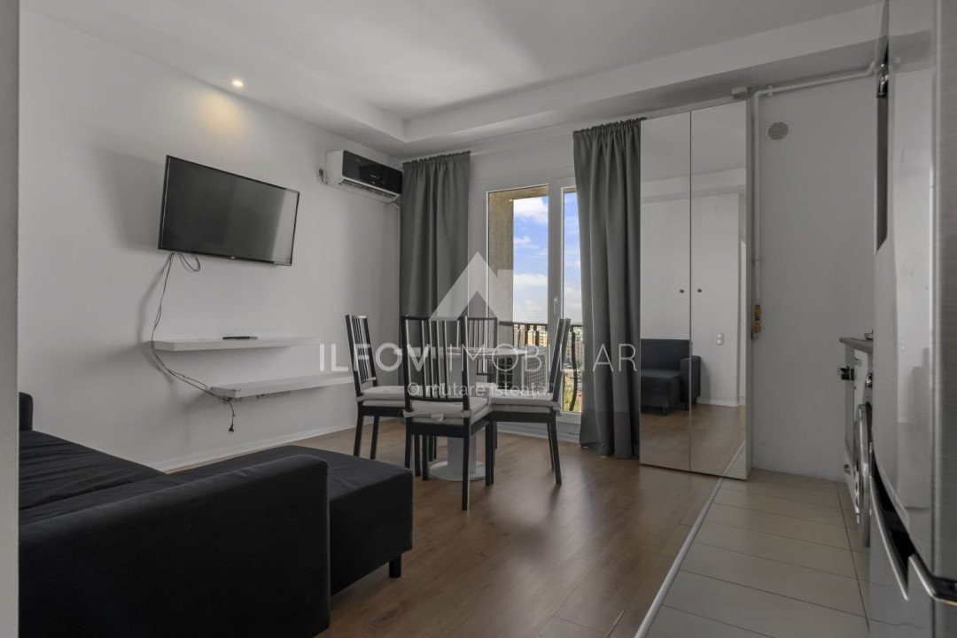 Studio Cosmopolis, 37.05mp, utilat si mobilat, bloc 2 lifturi