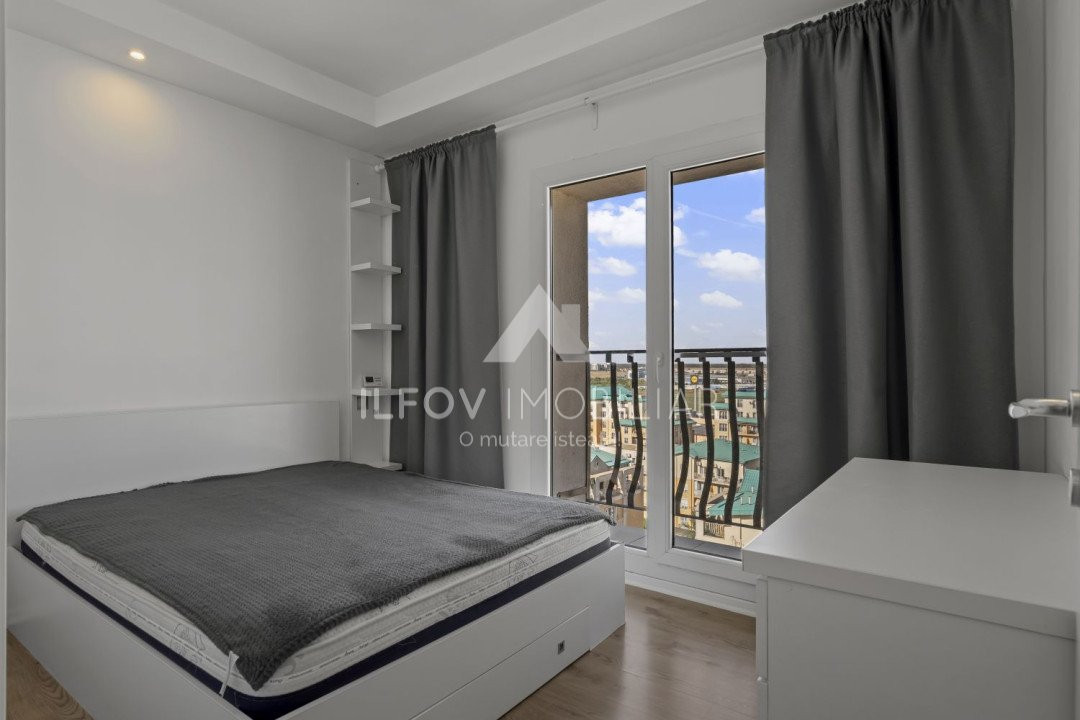 Studio Cosmopolis, 37.05mp, utilat si mobilat, bloc 2 lifturi