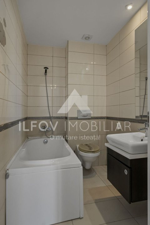 Studio decomandat Cosmopolis, 37.05mp, utilat si mobilat, bloc 2 lifturi