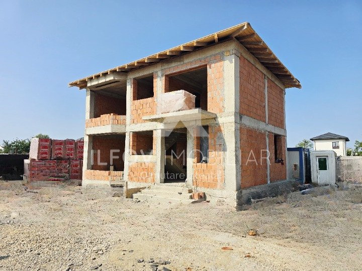 Vilă superbă P+1 Tunari 171mp, 4 camere, curte proprie, 467 mp teren