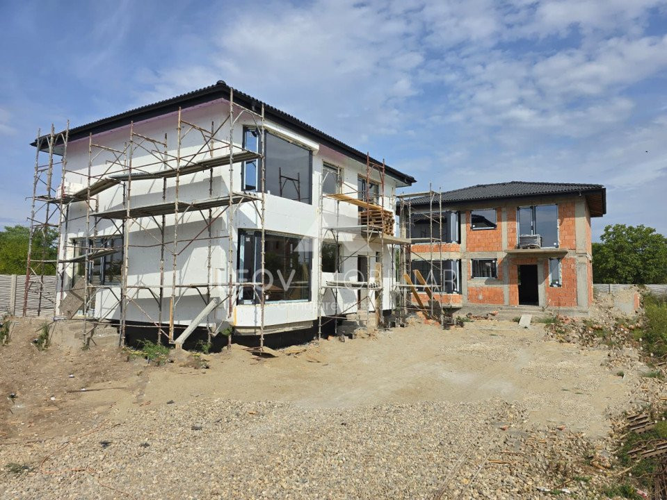 Vilă superbă P+1 Tunari 171mp, 4 camere, curte proprie, 467 mp teren