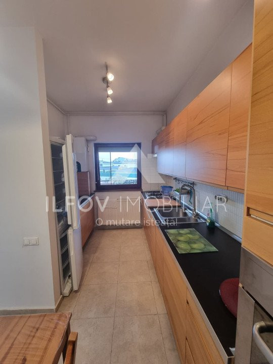 Apartament 3 cam. Otopeni, et. 1, mobilat-utilat, loc parcare