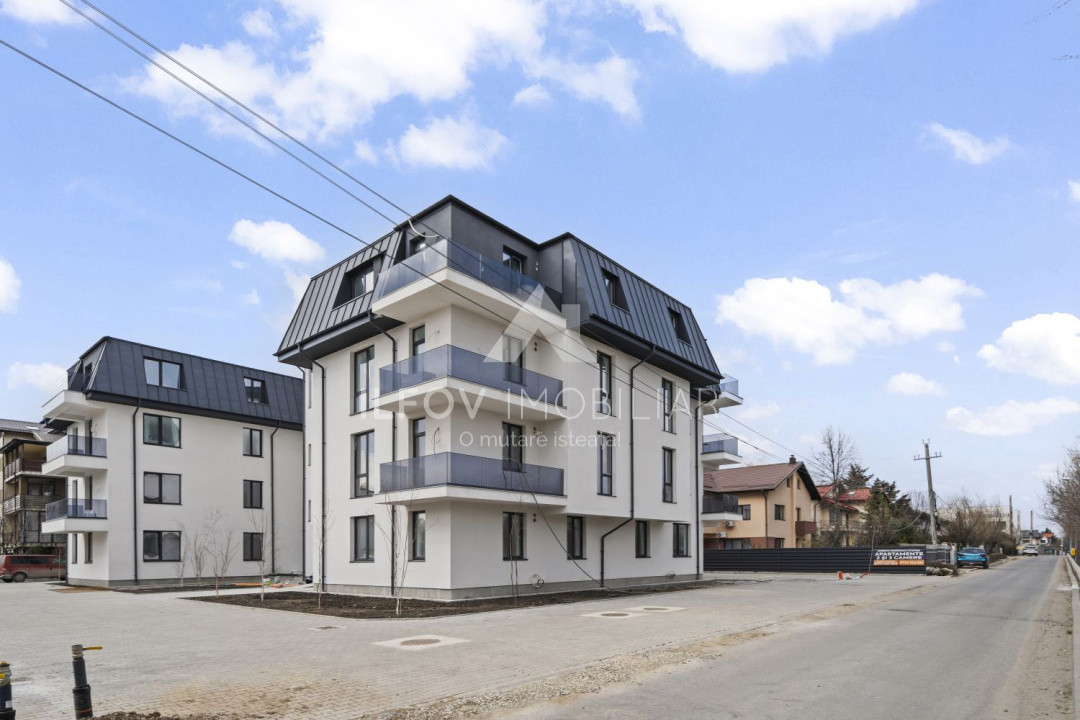 Apartamente cu 2 camere cu terasa, lift, langa parc 1 Mai