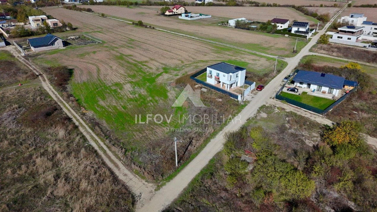 Teren intravilan Balotesti, 841mp, deschidere 45.15ml, Str. Nalbei