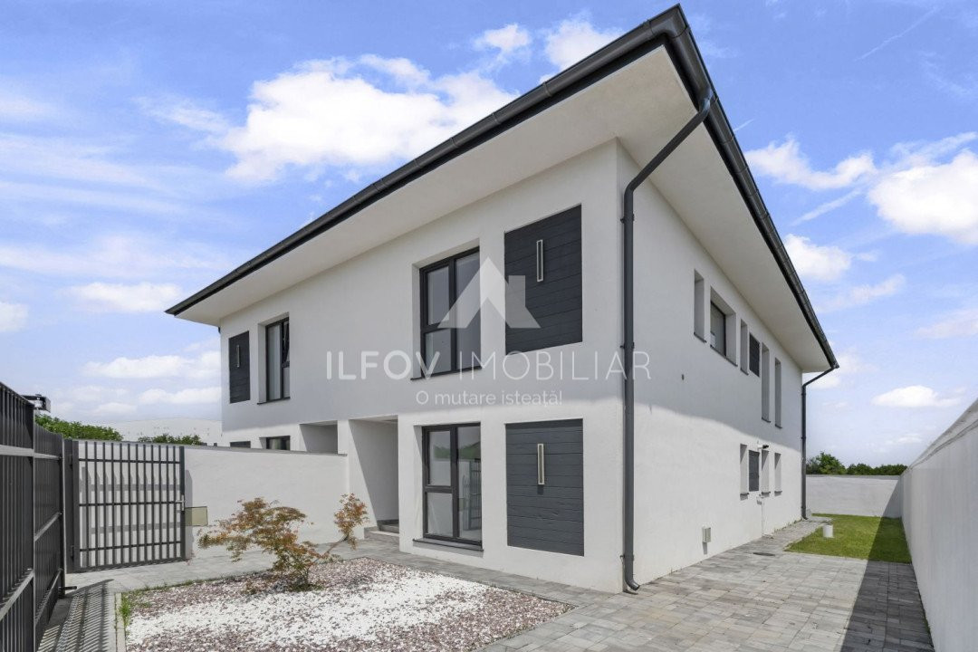 Casa tip duplex 134.6mp, lot225mp, 5 camere, toate utilitatile
