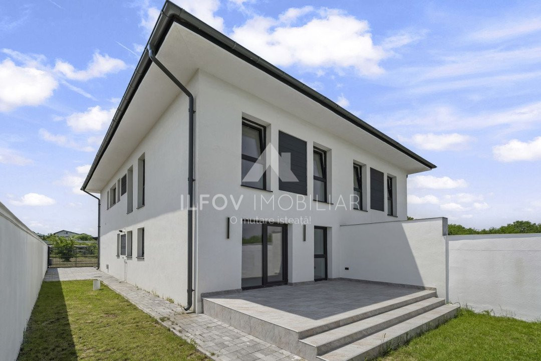 Casa tip duplex 134.6mp, lot225mp, 5 camere, toate utilitatile
