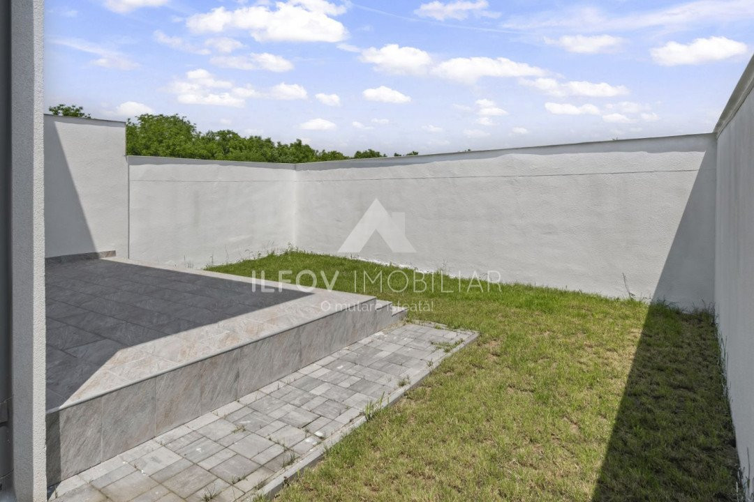 Casa tip duplex 134.6 mp, lot 225 mp, 5 camere, toate utilitatile