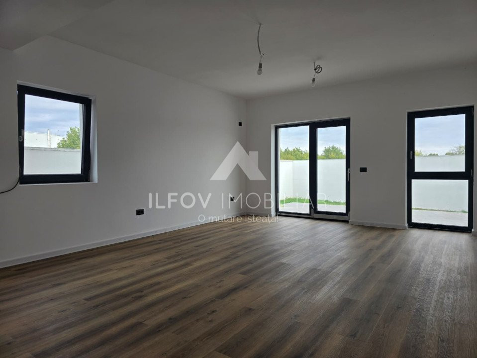 Casa tip duplex 134.6 mp, lot 225 mp, 5 camere, toate utilitatile