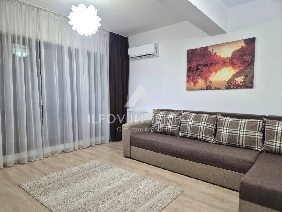 Apartament cu 2 camere spatios, central, complet mobilat si utilat