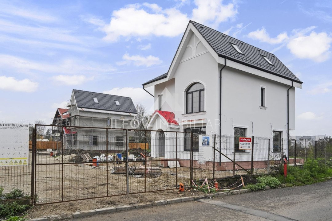 Casa single Otopeni 248.45mp, lot 464mp, influente neoromanesti